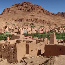 Ruinous kasbah in Toudgha El Oulia